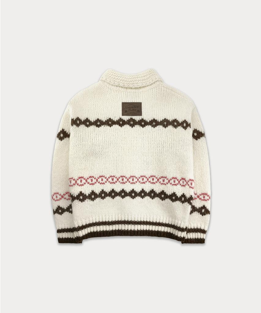 Sseomweeobeoteo Cat Vintage Alpaca Sweater - Ivory