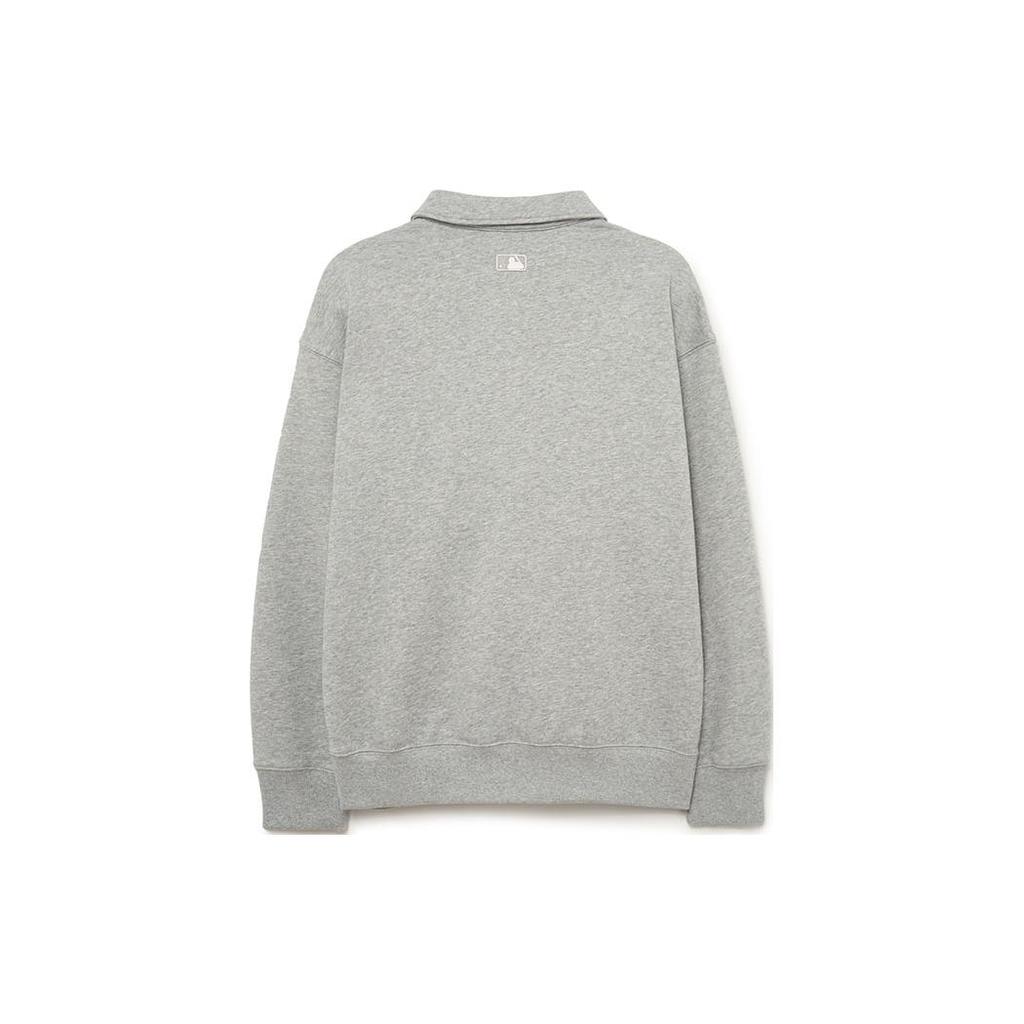 New MLB FW23 Sweatshirt Unisex Heather Gray 3AMTB0534-43MGS