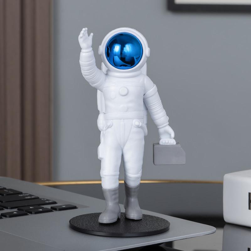 Astronauten-Figur-Ornament für Wohnzimmer oder Kinderzimmer - Weihnachtsgeschenk-Deko Weltraumfahrer