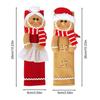 Christmas Knob Covers Reusable Christmas Door Handle Covers Glove Knob Protector Cute Lively Decor For Kitchen Home Microwaves