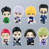 4pcs Hunter x Hunter Anime Action Figure Gon Alluka Zoldyck Chrollo Lucilfer Statuett Toys Model Doll Gift