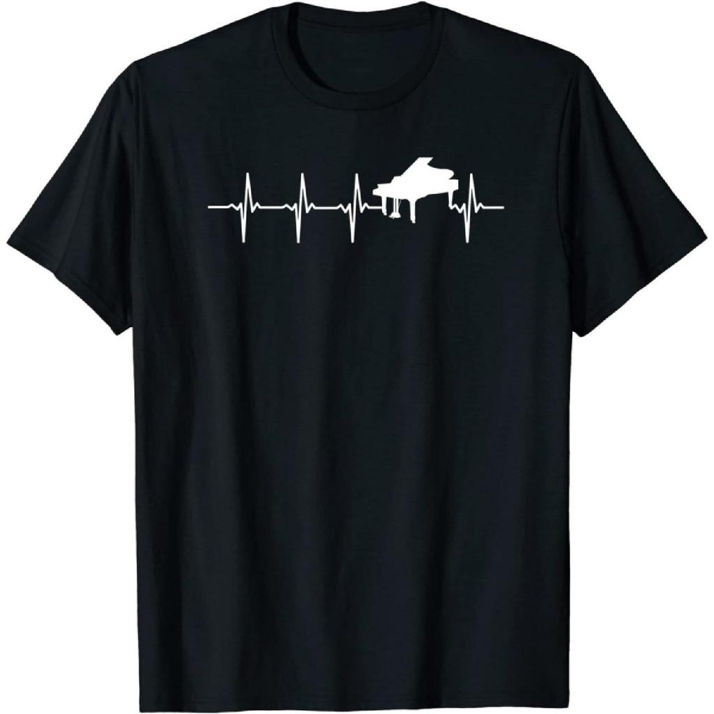 Piano Heartbeat t-Shirt for Pianists, Long Sleeve Shirt, Sweatshirt, Hoodie