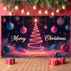 Merry Christmas Banner Holiday Decorative Winter Festive Background Xmas Display Festive Design Holiday Event Backdrop For Home