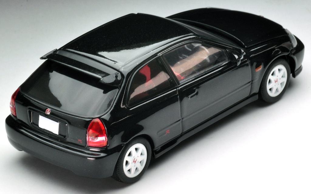 Tomica Limited Vintage Neo Scale Honda Civic Type R 1999 Model Finished Product 1/64 LV-N165b (Black) -