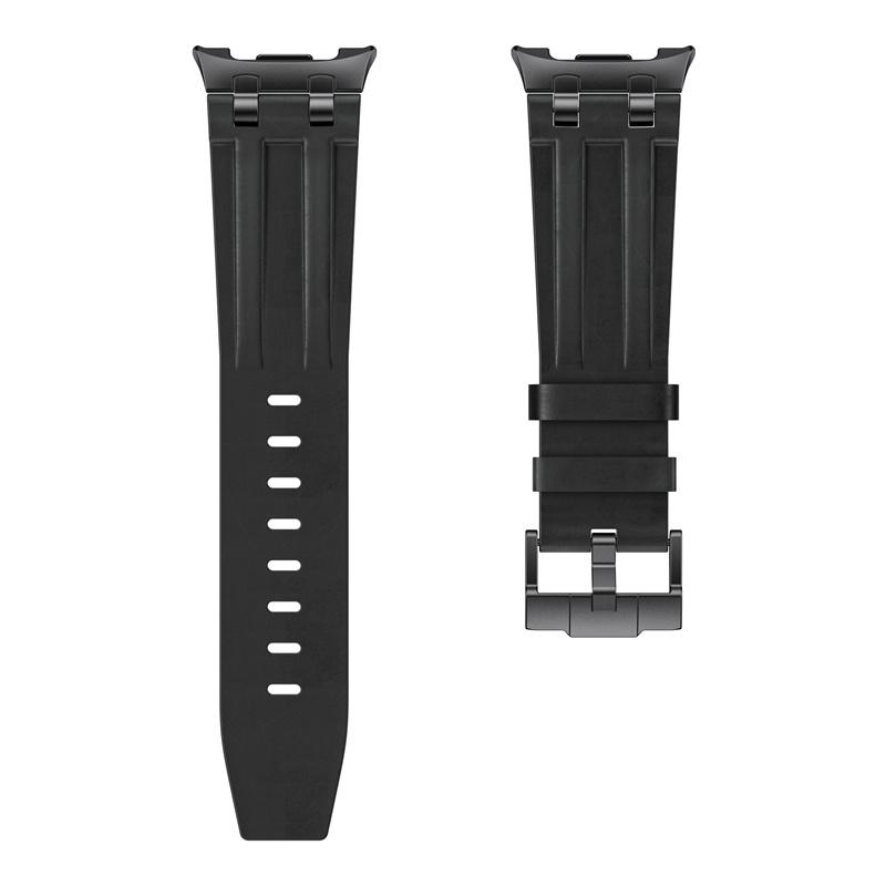 

Leather Strap for Samsung Galaxy Watch 8 40mm/44mm Classic Wriststrap Quick Releas Band for Watch 8 Classic 46mm Bracelet Accessories Galaxy8 Classic 46mm чорний