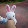 1PC Cute Rabbit Plush Wrist Toy|Soft Stuffed Animal Snap Ring,Cartoon Doll Holiday Gift for Children's Birthday, Valentine's Day