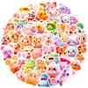 50 Cute Pink Animal Stickers New Products Cartoon Cartoon 3D Avatar Graffiti Stickers DIY Suitcase Stickers