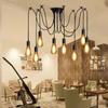 Retro Industrial Multi-Branch Flower Chandelier for Living Rooms, Restaurants, and Clothing Stores