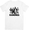 Ramones Music Unisex Fit for Men & Women Quality Cotton T-Shirt White.