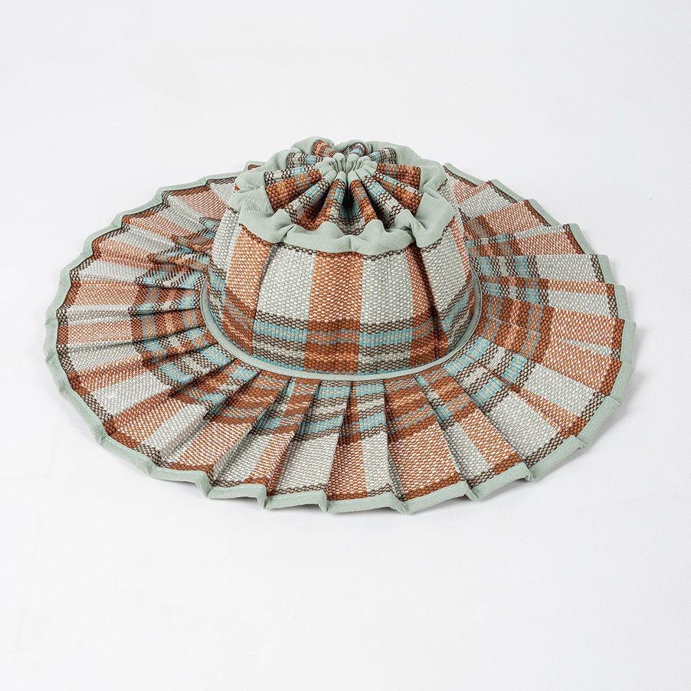 S/M/L/XL Spring Summer Casual Plaid Wide Brim Sun Hats for Women Men Outdoor Sunshade Hat Foldable Straw Hat  Sombrero Hombre