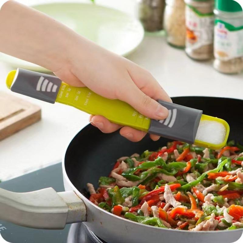 1 Stück Waage Messlöffel Küchenwerkzeuge Backwaage Messlöffel, Kunststoff Milchpulver quantitative Löffel Backen