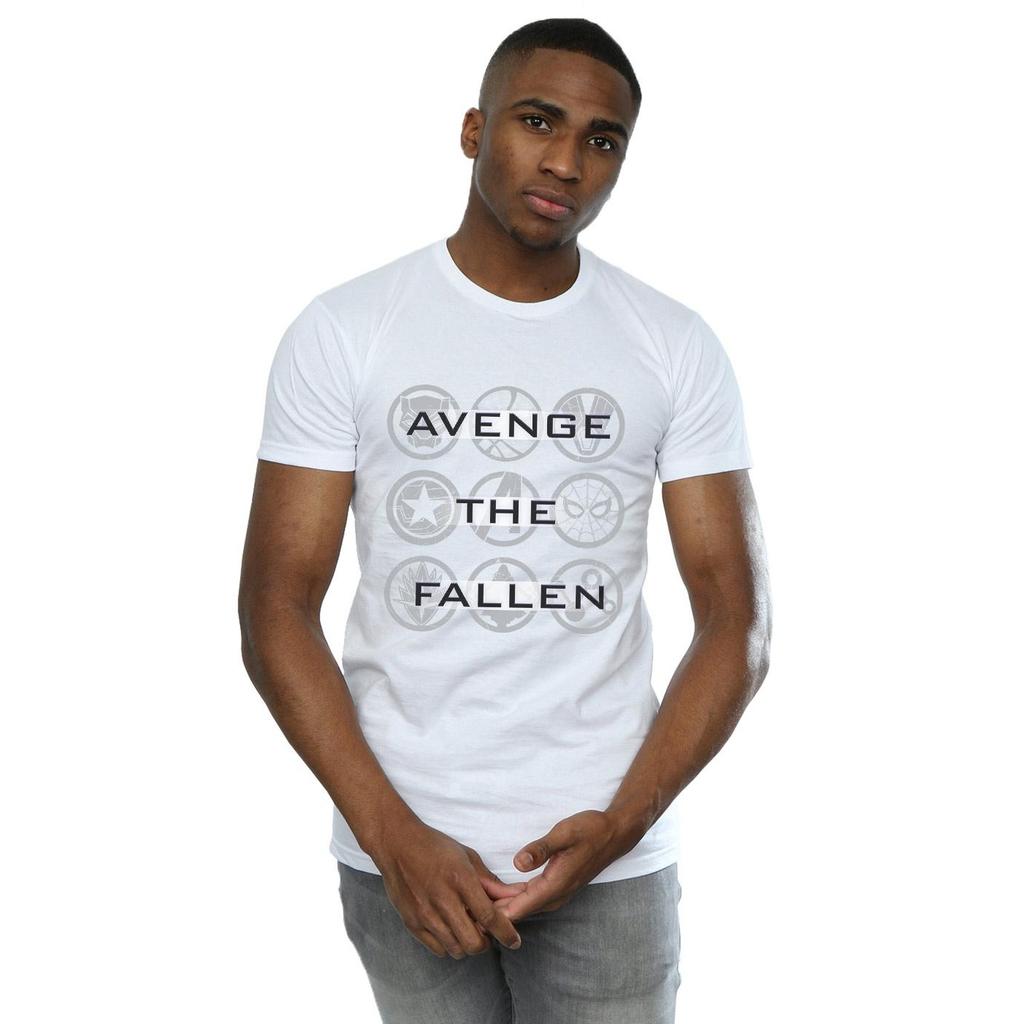 Marvel Mens Avengers Endgame Avenge The Fallen Icons T-Shirt