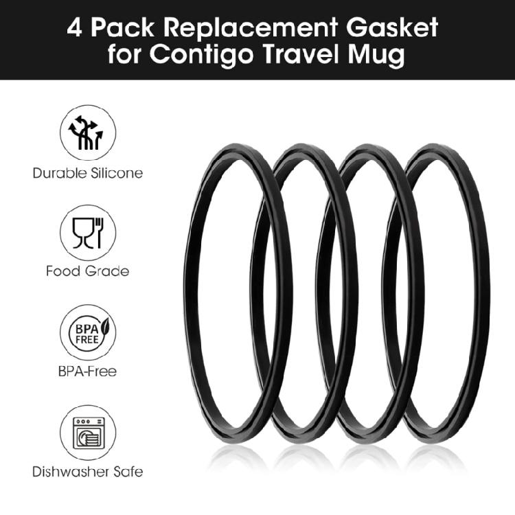 Compatible Silicone Seals Handy Silicone Sealing O-Rings Gaskets for Travel Mugs