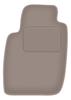 Beige Driver's Mat For: Toyota Starlet P9 Hatchback (1996-1999)