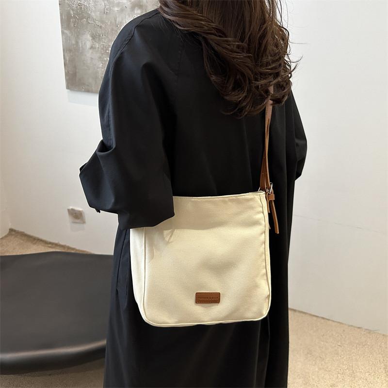 Versatile Chic Black And White Or Colorful Canvas Tote Backpack For Daily Use