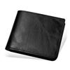 Portofel scurt vintage pentru bărbați, portofel pliabil din piele PU cu fereastră pentru ID, suport pentru carduri, buzunar pentru numerar, portofel subțire casual pentru călătorii de afaceri, cadou
