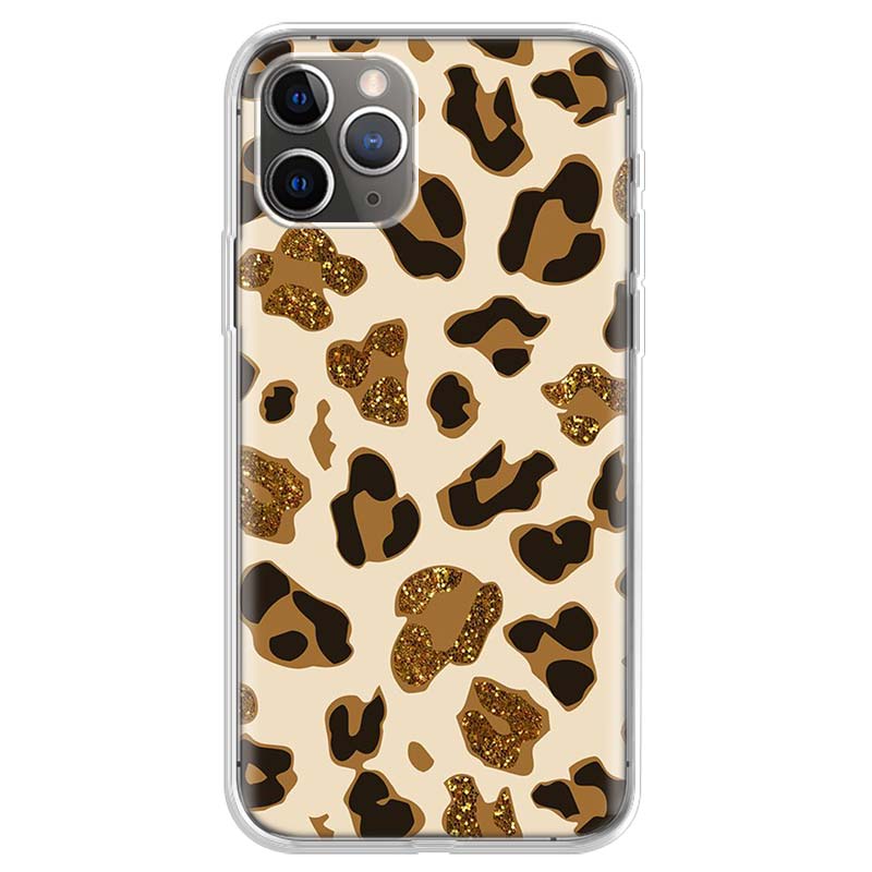 

Мягкий чехол для телефона с тигром и леопардовым принтом «Пантера» для IPhone 11 12 13 Pro MAX XR X XS Mini Apple 8 7 Plus 6 6S SE 5S Fundas Coque Capa iPhone 5 5S