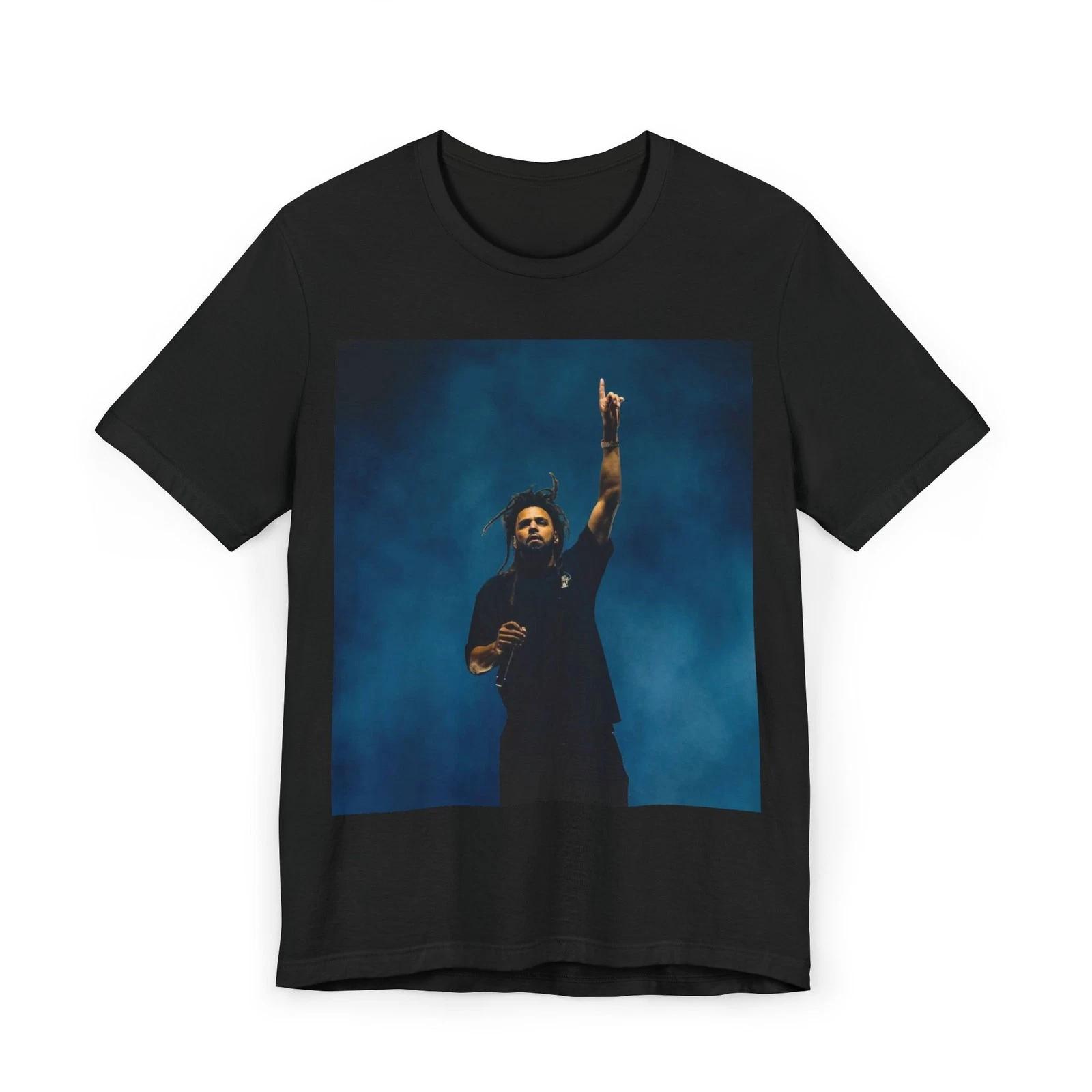 J Cole Graphic Tee, Unisex Jersey T-shirt L