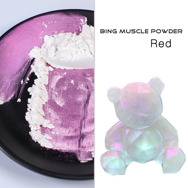 Glitter Powder Nails Highlighter Powder for Nail Art Gel Polish Mermaid Unicorn Face Powder Manicure Pigment Glitter
