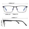 Blue Light Blocking Photochromic UV400 UV Fashion Glasses for Men and Women [Joopin] Glasses, Rectangular, Ultra-lightweight, Protection,