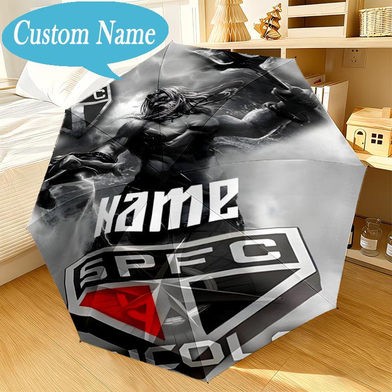 Custom Name Umbrella SPFC Thunder God Umbrella 8-Frame for Travel, Camping, Casual Lightweight Portable, Essential for Family Gifts