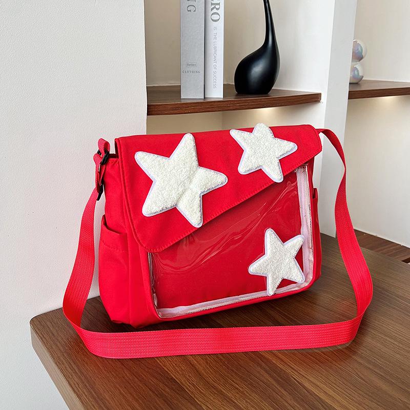 Trendy 2024 Spring Star Crossbody Bag - Korean Style Niche Women's Shoulder Bag