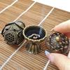 Alloy Lotus Incense Burner Lotus Incense Censer Archaic Copper Sandalwood House Furnishings Home Office Decoration