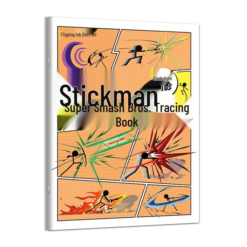 Modian Stickman Super Brawl Tracing Book