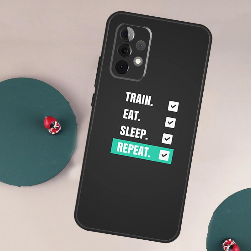 Gym Fitness Bodybuilding Case For Samsung Galaxy A54 A34 A24 A14 A53 A33 A23 A13 A73 A51 A71 A12 A22 A32 A52 Cover