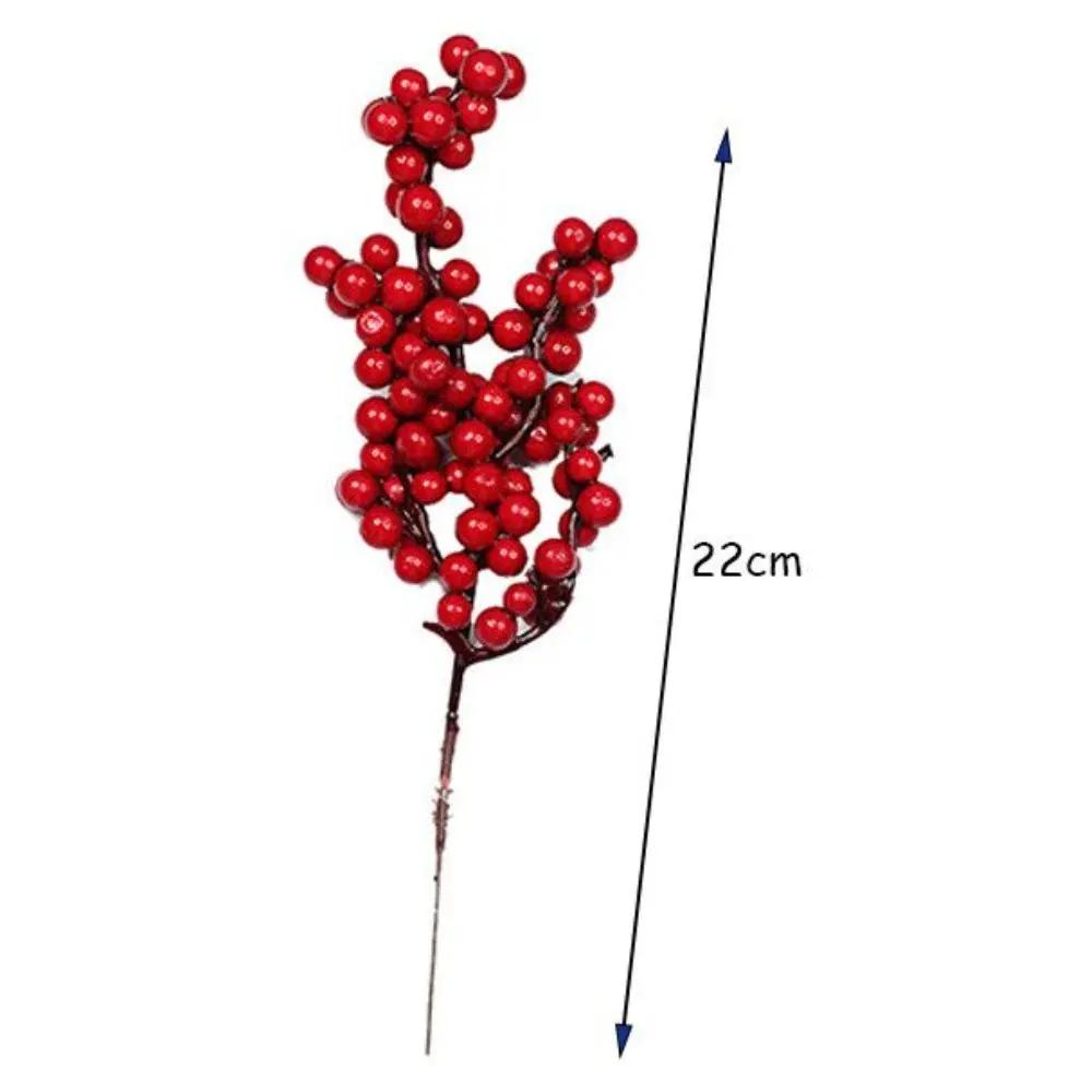 

1 шт., рождественское искусственное зимнее ягодное искусственное растение, свадебное, офисное, вечернее, настольное, ваза, искусственные ягоды, рождественское украшение