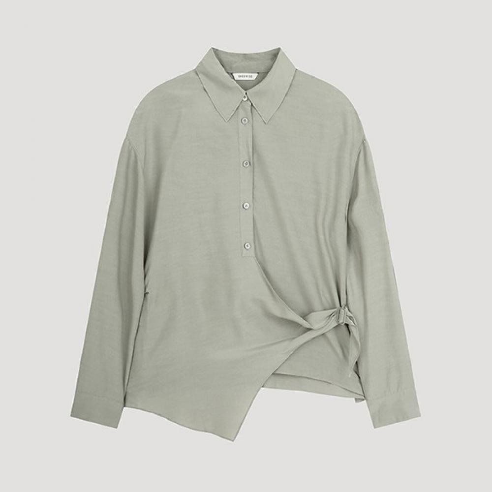 

She S MiSS Unbalanced Wrap Shirt SwwSto31070 Mi minted/55