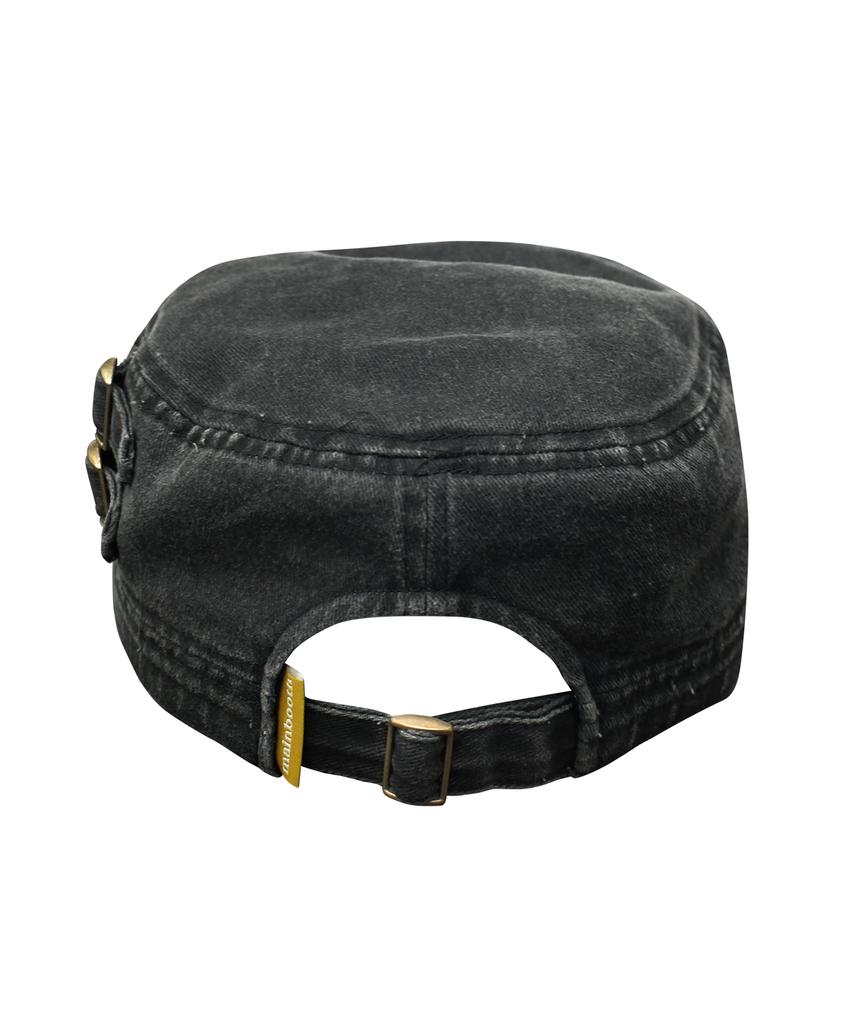 MAINBOOTH Patchwork Military Cap(Charcoal)