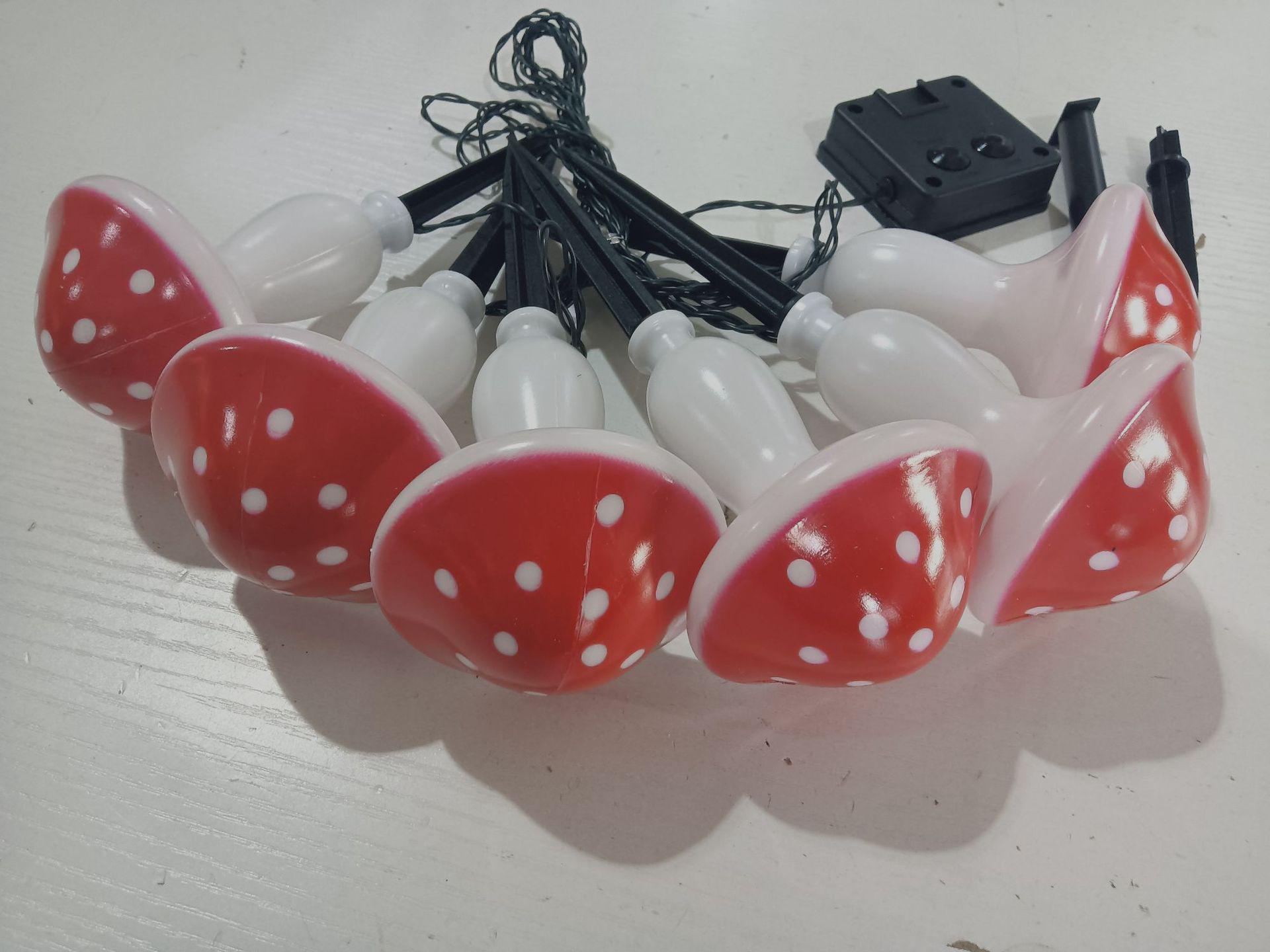 

Waterproof Solar Mushroom String Lights for Outdoor Patio Garden Holiday Decor