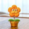 Cute Snake Year Flower Figurine