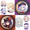 Captivating Fashion Jewelry Badge Featuring Cartoon Animation Brooch From Genshin Impact