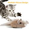 The New Electric Mouse Cat Toy Mouse Simulation Sound Self Hi To Relieve Boredom Automatic Cat Toy Fast Moving Pet Supplies