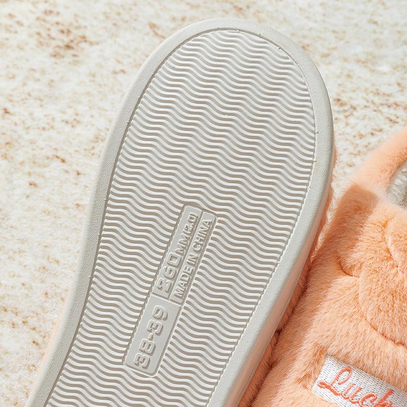 Cotton shoes autumn and winter leisure indoor home warm and comfortable plush household cotton slippers