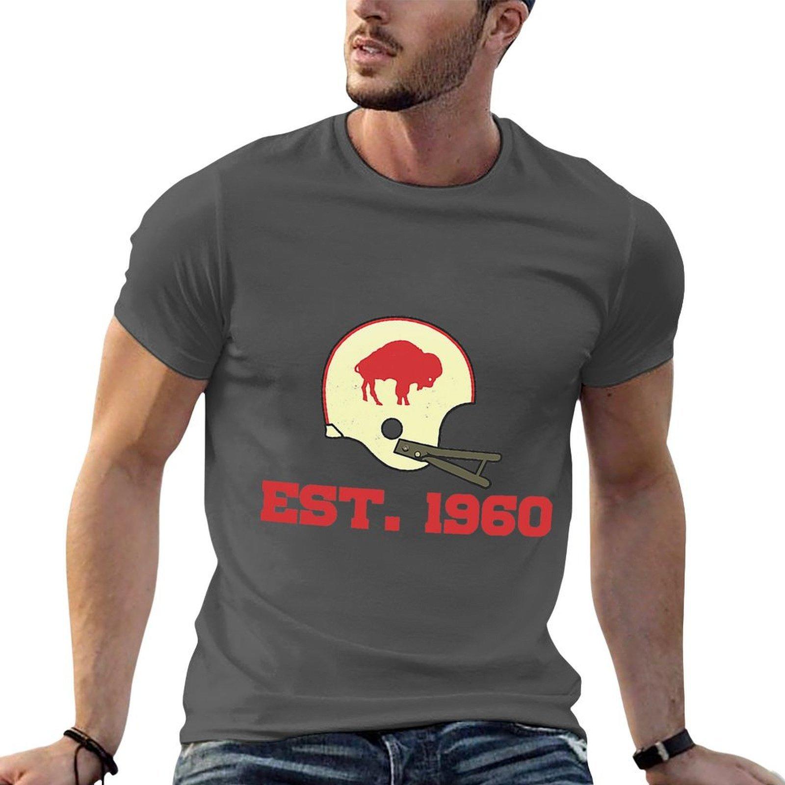 

Bills est 1960 Vintage Distressed TShirt man t shirt luxury t shirts cotton 100 TShirt 4XL