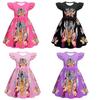 82982 Kids Girls KATSEYE Printed Summer Elastic Dress