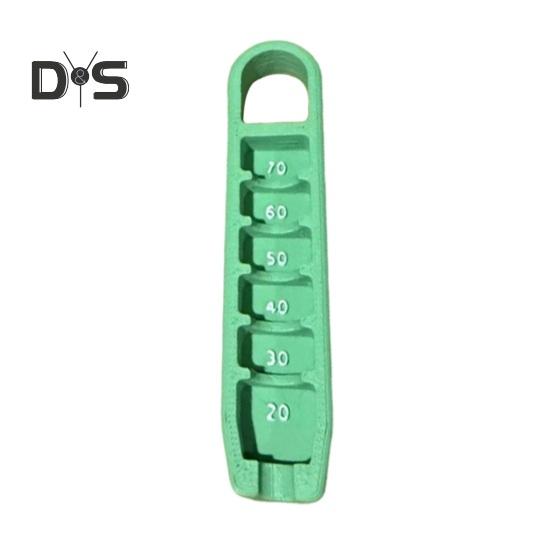 Golf Tee Elevator 3D Printed Golf Tee Height Gauge Portable Tee Height Adjuster Precise Placement At 20-70mm Gift for Golfers