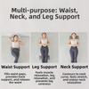Half Cylinder Leg Pillow Ergonomic Knee Support Pillow Footrest Leg Massage Pad  Orthopedic