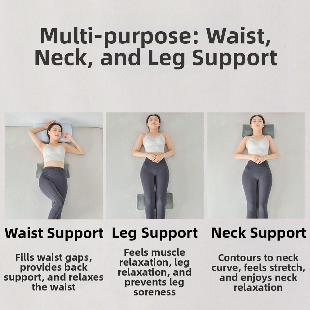 Half Cylinder Leg Pillow Ergonomic Knee Support Pillow Footrest Leg Massage Pad  Orthopedic