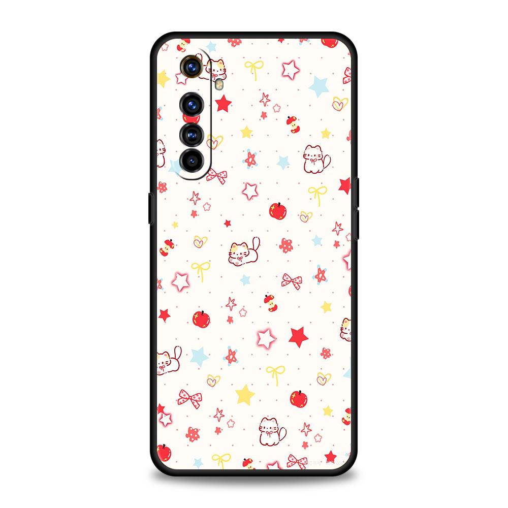 Soft TPU For Realme 11 10 9 Pro Plus GT2 GT3 GT5 C21 C25 C35 C53 C55 C67 Pro 5G Phone Case Creative Adorable Cartoon Pattern Bag