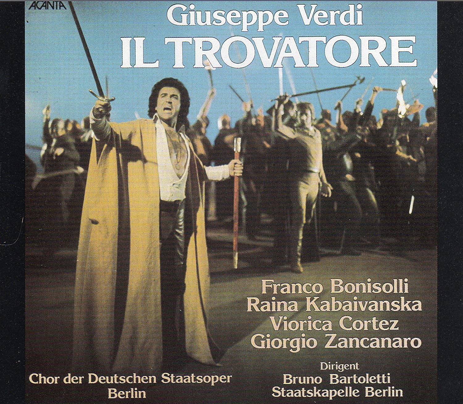 

CD VERDI, BONISOLLI; BARTOLETTI - Verdi;Il Trovatore Non Japan Classical Used