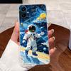 For Samsung Galaxy A07 4G 2025 Silicone Aesthetic Fashion Cute Cat Phone Case Transparent Soft TPU Casing SamsungA07 Back Cover