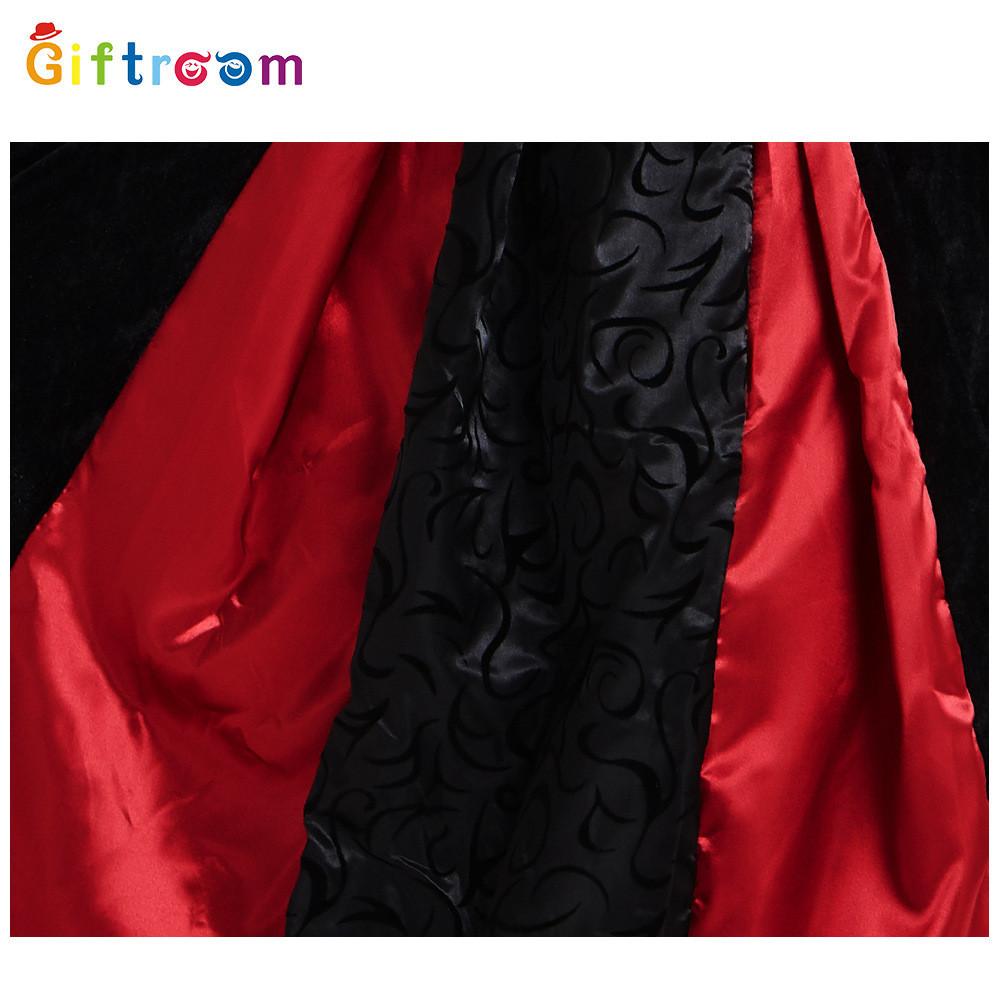 Mesmerizing Halloween Witch Vampire Long Skirt Stage Performance Outfit For Women