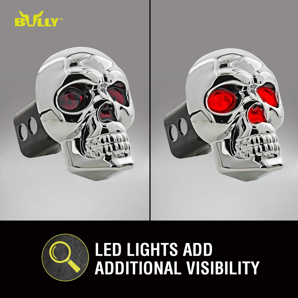 Bully CR-018 Skull LED Hitch Cover/General Purpose