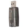Audio Adapter 3.5mm Headphone Microphone Jacks USB Sound Card Plug and Play Virtual 5.1 Channel Stereo Sound Card for Windows PC