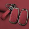 Interior Mouldings Zinc Alloy Leather Car Key Case Cover For Subaru BRZ STI XV SV Forester Legacy Outback Crosstrek Impreza WRX 
