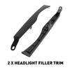 Front Bumper Lower Filler Headlight Molding Trim For 2005-2011 Toyota Tacoma EXV